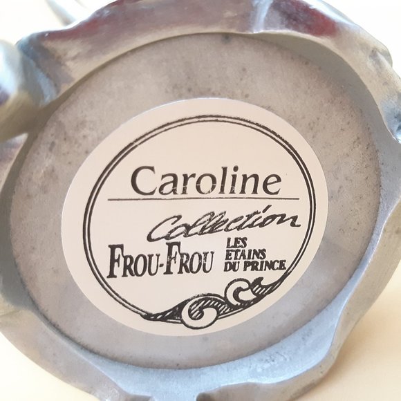 Caroline Pewter Statue Frou-Frou Collection by les Etains Du Prince made in Fran - Picture 9 of 11